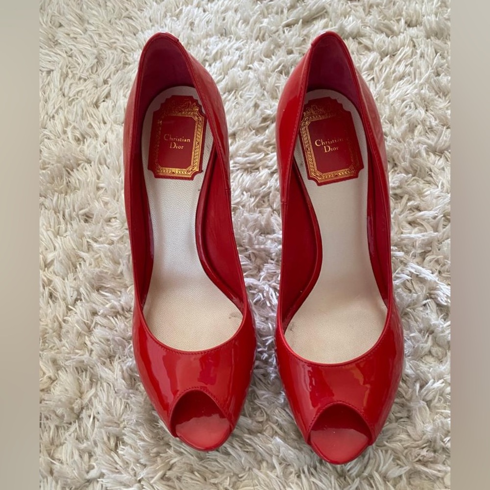 📌CHRISTIAN DIOR HIGH RED HEELS 📌